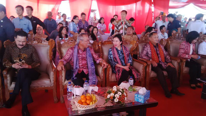 Usai Resmikan Jembatan Soekarno, Puan Cek Jembatan Megawati